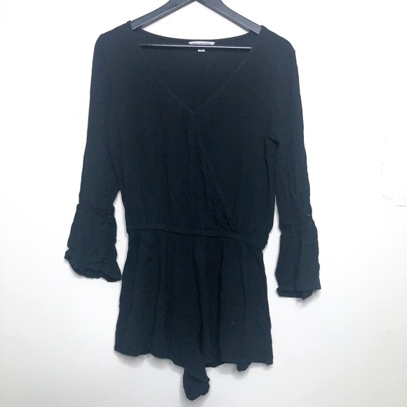 American Eagle Outfitters Women's Small Jumpsuit Romper, Black - Picture 1 of 7